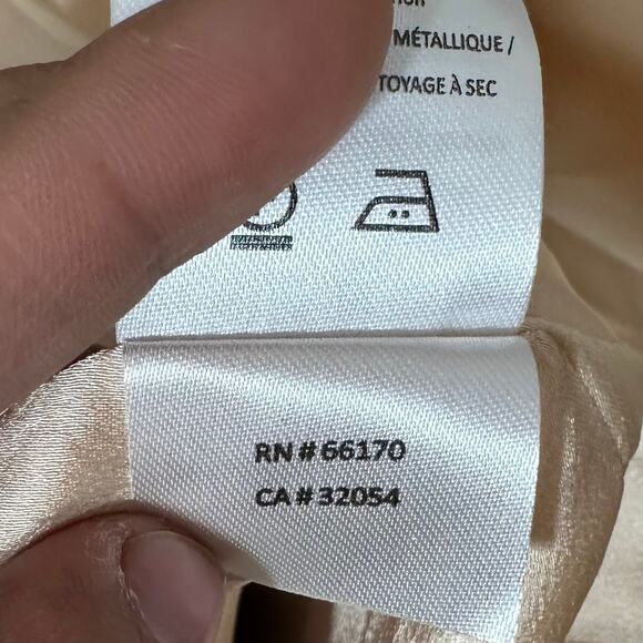 Alice McCall Astral Plane Cap Sleeve Metallic Gold Mini Dress Size 6 $475 - Picture 10 of 16